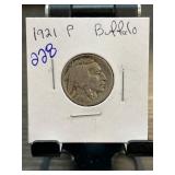 1921-P Buffalo Nickel in Flip Holder