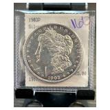 1903 P Morgan Silver Dollar in Protective Case