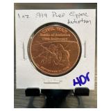 1 oz .999 Pure Copper Civil War Battle of Antietam