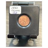 1950 Lincoln Wheat Penny in Choice Uncirculated Co