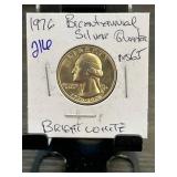 1976 Bicentennial Silver Quarter MS67 in Holder