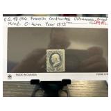 U.S. #156 Franklin Continental Ultramarine Stamp,