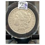 1886-O Morgan Silver Dollar in Protective Case