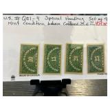 US #QE1-4 Special Handling Mint Condition Stamps S
