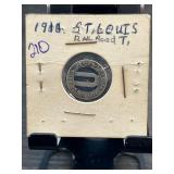 1915 St. Louis Railway Co. Transit Token " VG Co