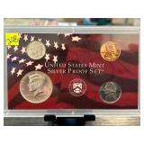1996 United States Mint Silver Proof Set
