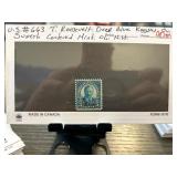 US #663 Theodore Roosevelt Deep Blue Stamp in Supe