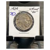 1929 Buffalo Nickel in Very Fine Condition