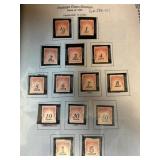 1959 Postage Due Stamps (11 Total, Perforated 11