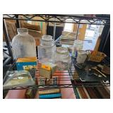Glass Jars, Household Items, and Small Tools