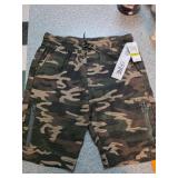 Ring of Fire Camouflage Print Shorts " Size 14