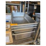 Four Commercial-Grade Aluminum Baking Pans