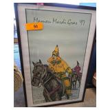 Framed Limited Edition ï¿½Mamou Mardi Gras ï¿½97ï¿½ Prin