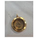 Origami Owl Gold-Tone Inscription Plate Locket
