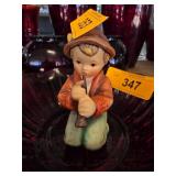 Goebel Hummel Figurine of Boy with Flute, Marked G