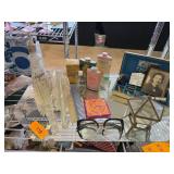 Vintage Vanity Items and Cosmetics with Decorative