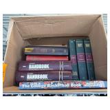 Box Lot of Assorted Books Including Dictionaries,