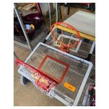 Mini Tabletop Basketball Hoop With Two Transparent