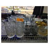 Glassware and Accessories Including Tumblers, Gobl