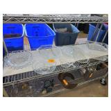 Clear Glass Serving Dishes and Decorative Items