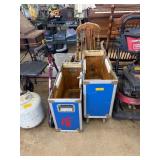 Blue Flight Road Cases With Metal Reinforcements a