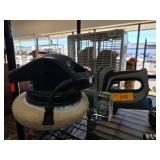 Items Including Polisher, Fan, and Chrome Adapter