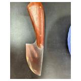 Wood-Handled Cleaver-Style Knife with Stainless St