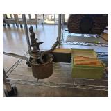 Kitchen and Cooking Tools with Vintage Items