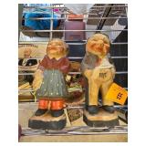 Hand-Painted Ceramic Figurines Marked ï¿½Made in Jap