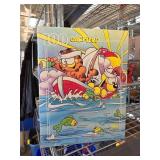 1970s-80s Garfield 100-Piece Puzzle by Milton Brad