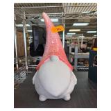 Ceramic Gnome Figure With Red Hat