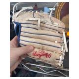 Vintage Rawlings Baseball Glove and Canvas Face Ma
