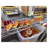 7pc Vintage Chalkware Dog Figurines