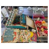 Vintage Christmas Wrapping Paper 1950s 60s