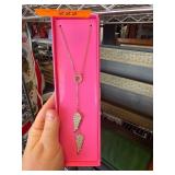 Victorias Secret Necklace with Angel Wing Charm
