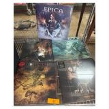 5 Sealed Vinyl Records Featuring Various Bands