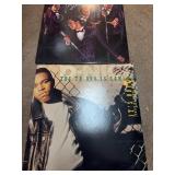 Two Vinyl Records: New Edition Under the Blue M