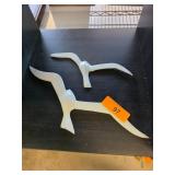Mid-Century Modern Wall-Mounted Seagull Sculptures