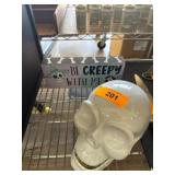 Decorative Ceramic Skull and Be Creepy With Meï¿½