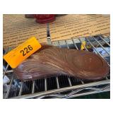 Brown Decorative Wooden Stand with Intricate Desig