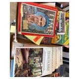 Vintage Magazines Including Time, Texas Homes, and