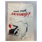 Mid-20th Century Driving Safety Booklet ï¿½Howï¿½s You