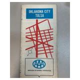 AAA Road Map of Oklahoma City and Tulsa