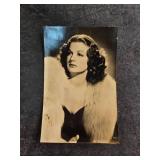 Vintage Black-and-White Portrait Photograph of a W