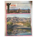 Arizona Highways 1975 Road Map with State Symbols