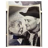 Signed Max Tehrune Photo w Elmer Dummy in Cowboy A