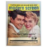October 1957 Modern Screen Magazine Featuring Elvi
