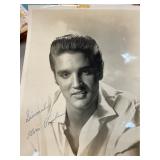 Signed Black-and-White Photograph of Elvis Presley