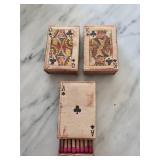 Decorative Handcrafted Matchboxes with Playing Car