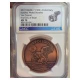 2019 Apollo 11 50th Anniversary Robbins Medal Rest